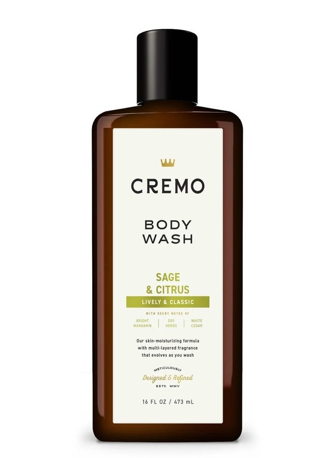 Cremo All Season Body Wash, Sage & Citrus, 16 fl oz (Pack of 2) - Image 1